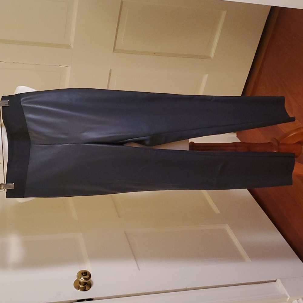 Vegan Navy Leggings
